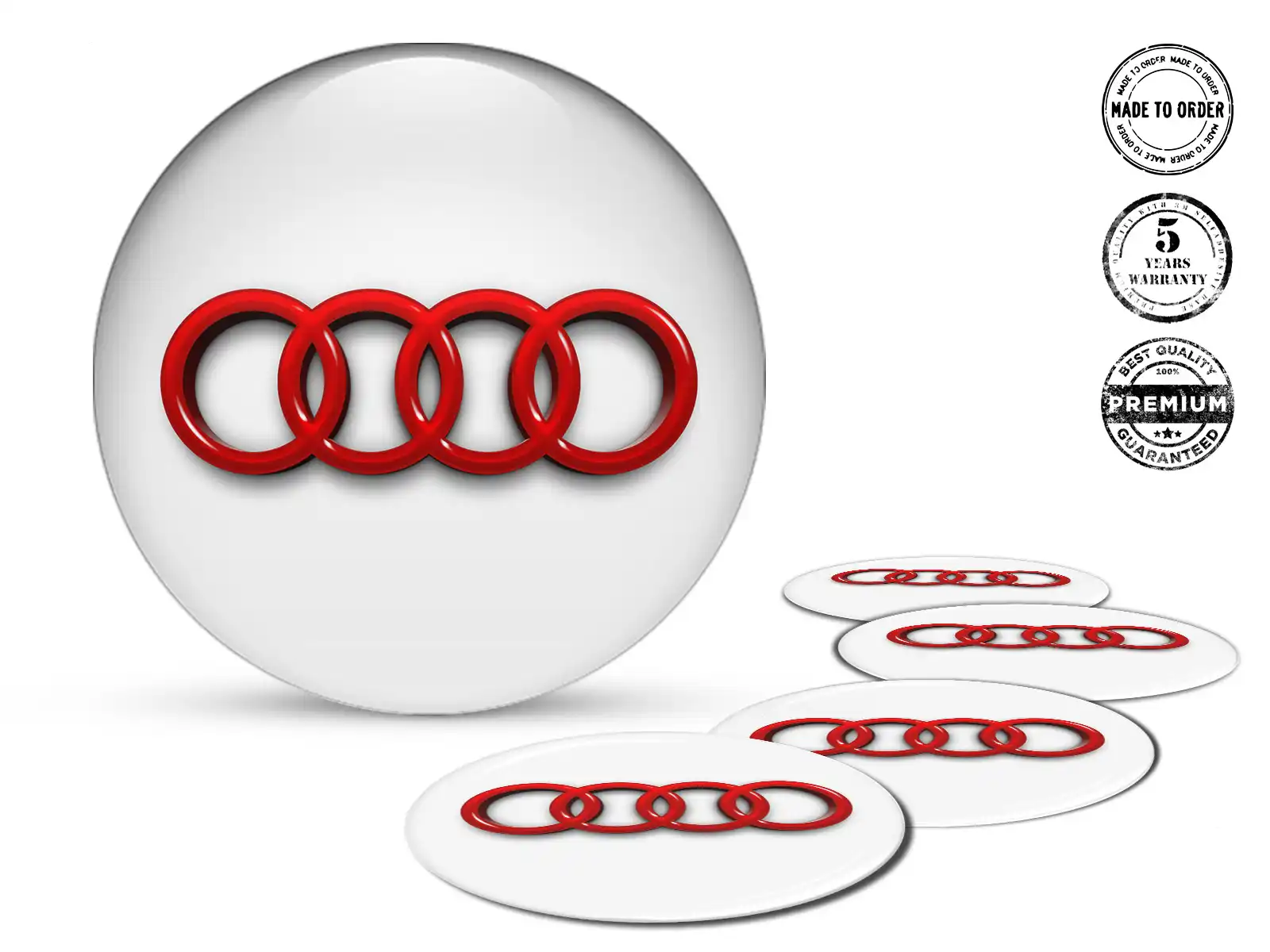 Audi Aufkleber Dome Edition Harz Emblem Labels